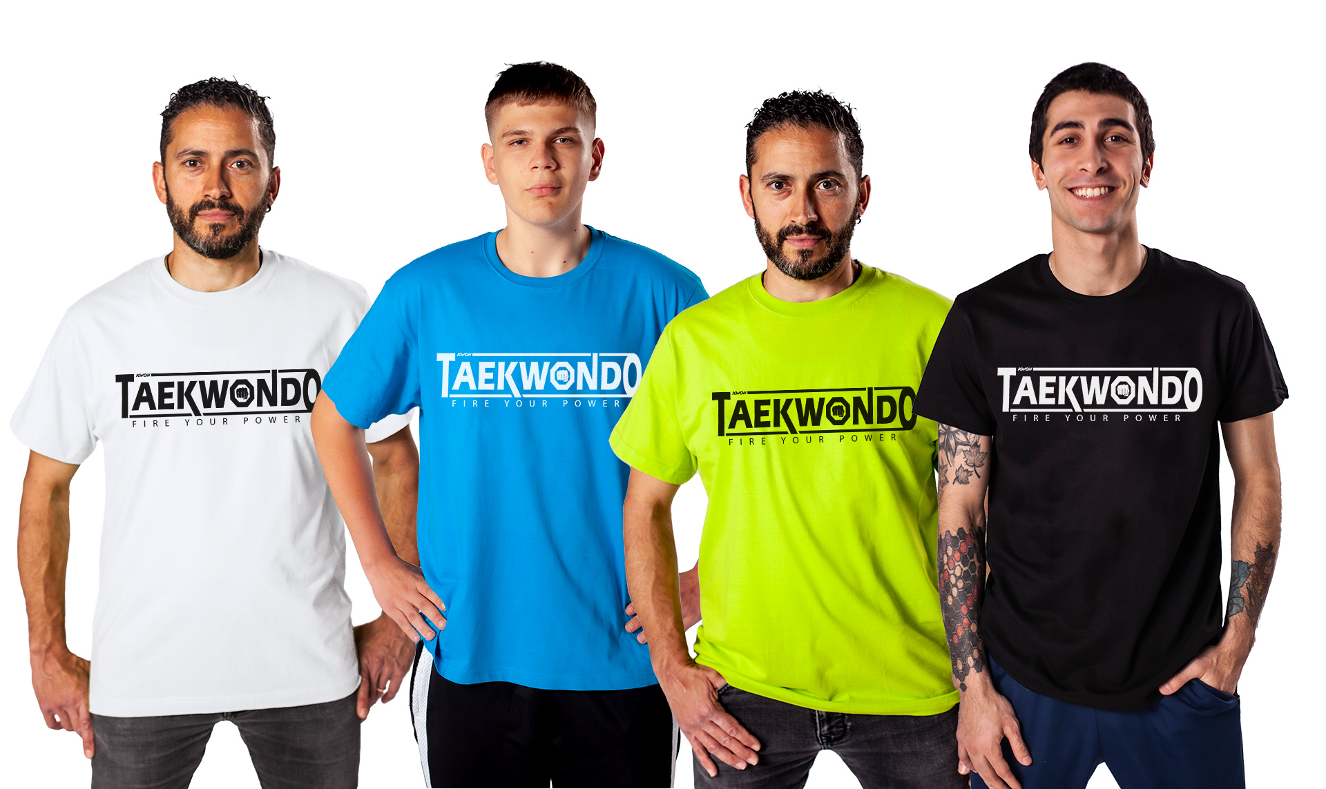 Stampa sul petto Taekwondo Fire