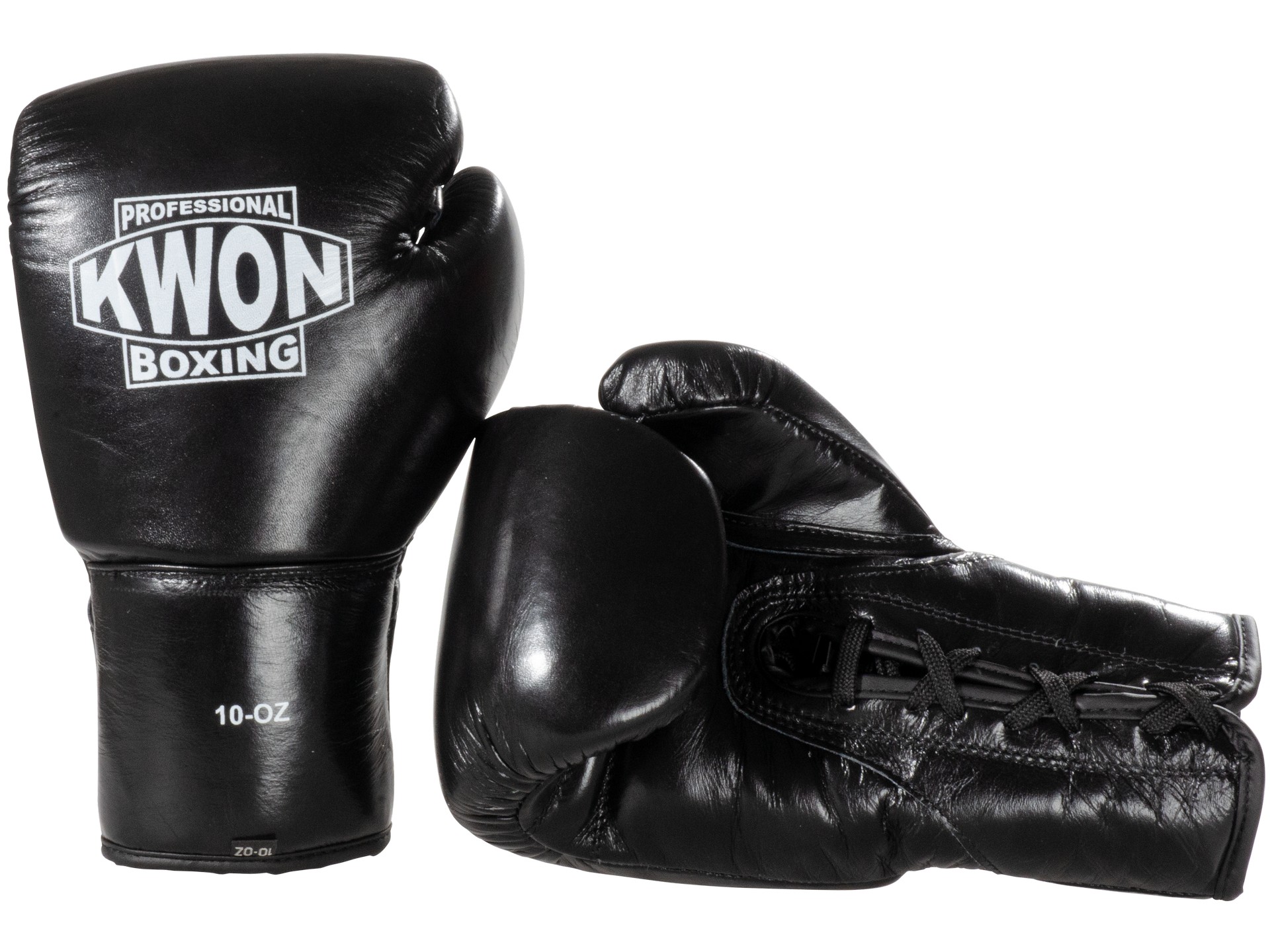 Guantoni da Boxe con i lacci Tournament Neri