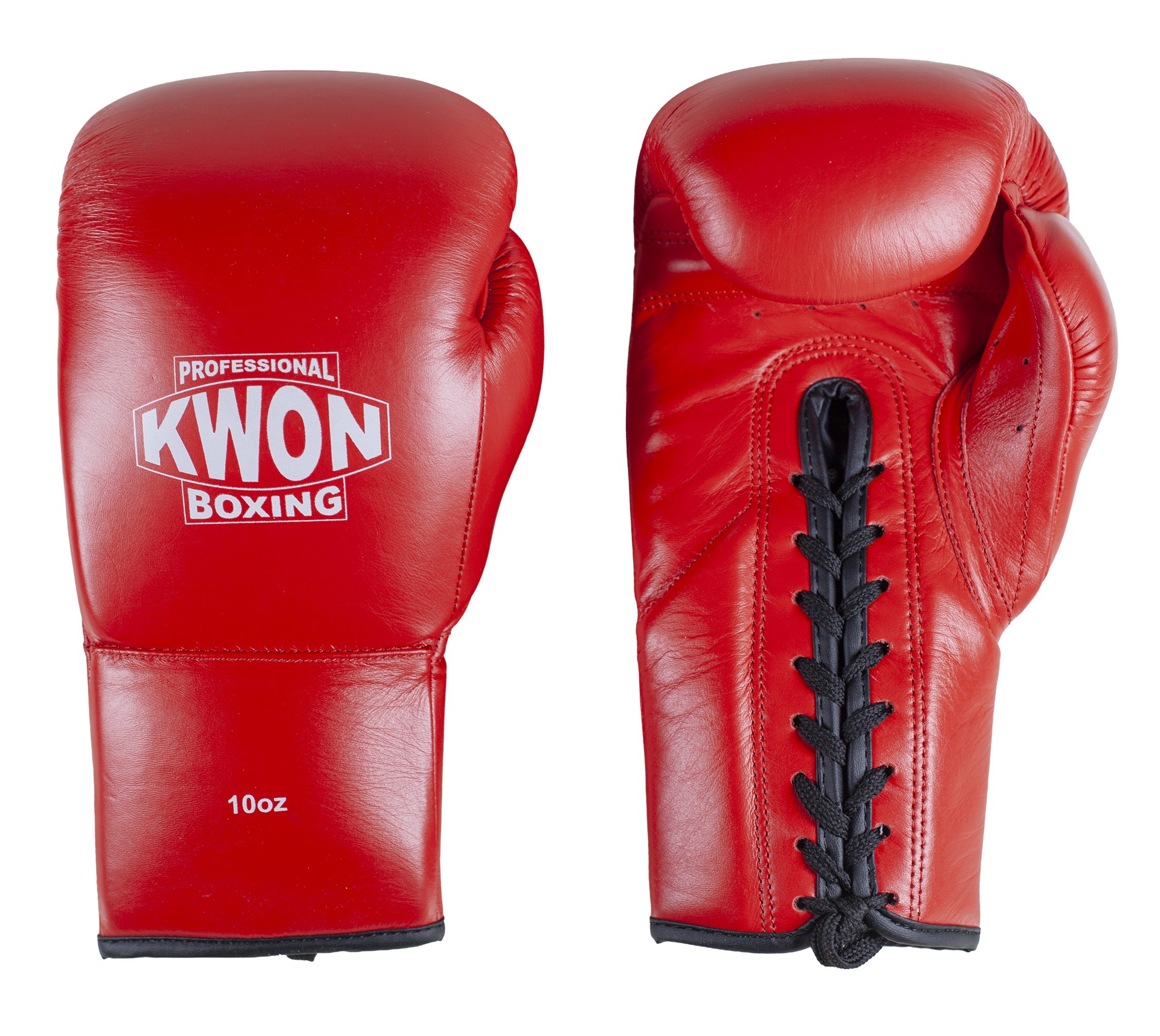 Guantoni da Boxe con i lacci Tournament Rossi
