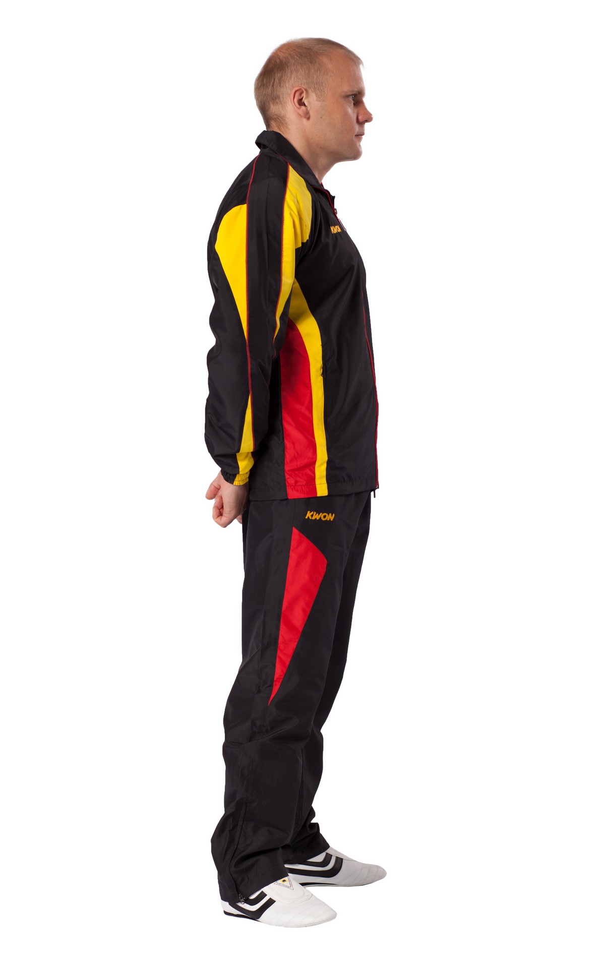 Tuta Performance Micro nero/rosso/giallo